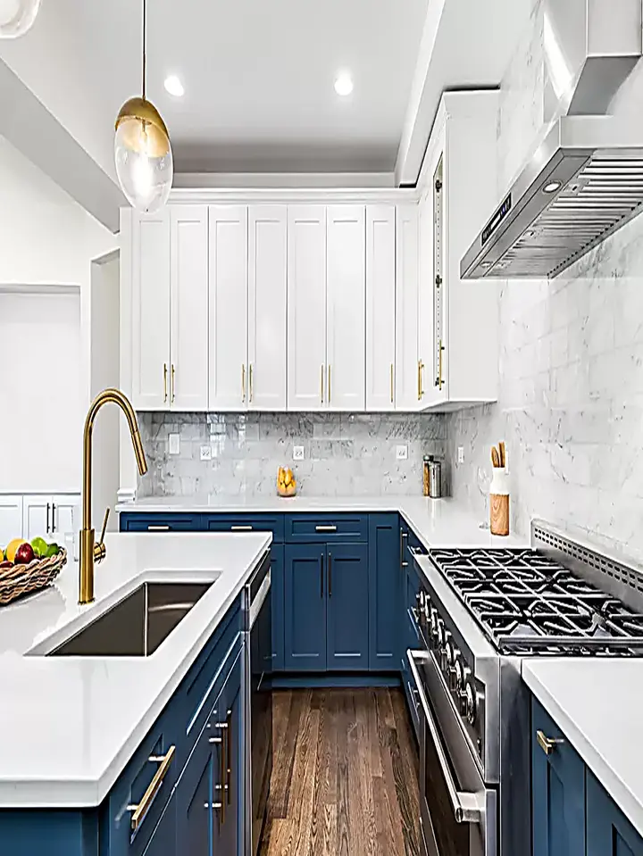 Painted kitchen cabinets